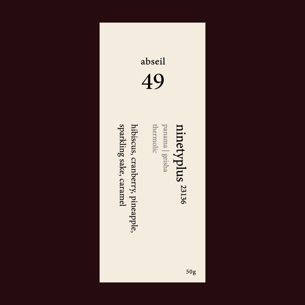 Panama Ninety Plus Lot 23136 Geisha Thermolic (Limited)